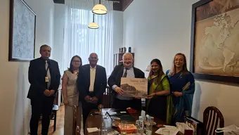 Visit of Her Excellency the Ambassador of India to Poland